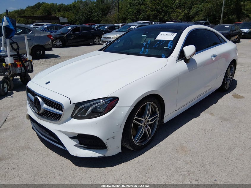 2018 Mercedes-Benz E-klasse, Звичайний знос, IAAI, VIN WDD1J6FB8JF016495 — фото 2