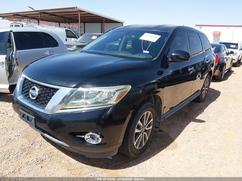Vin: 5n1ar2mmxec602019, lot: 46234050, nissan pathfinder s 20142
