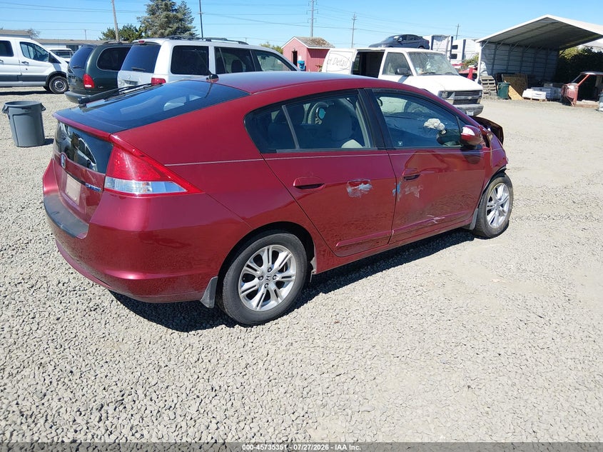 Vin: jhmze2h74as016812, lot: 46234055, honda insight ex 20104