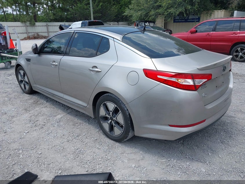 2011 KIA OPTIMA HYBRID auction photo 3