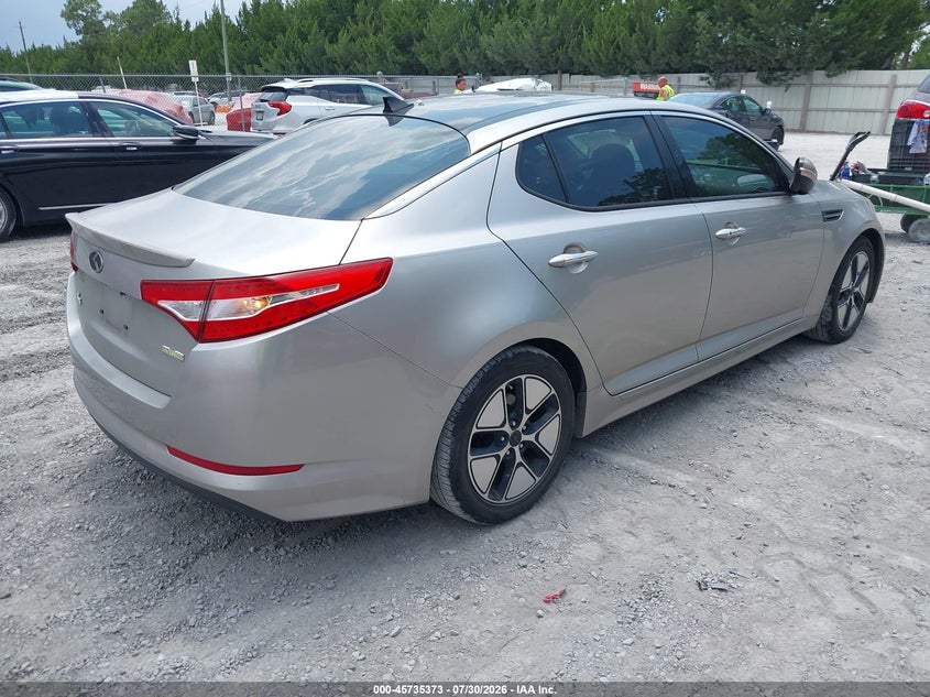 2011 KIA OPTIMA HYBRID auction photo 4