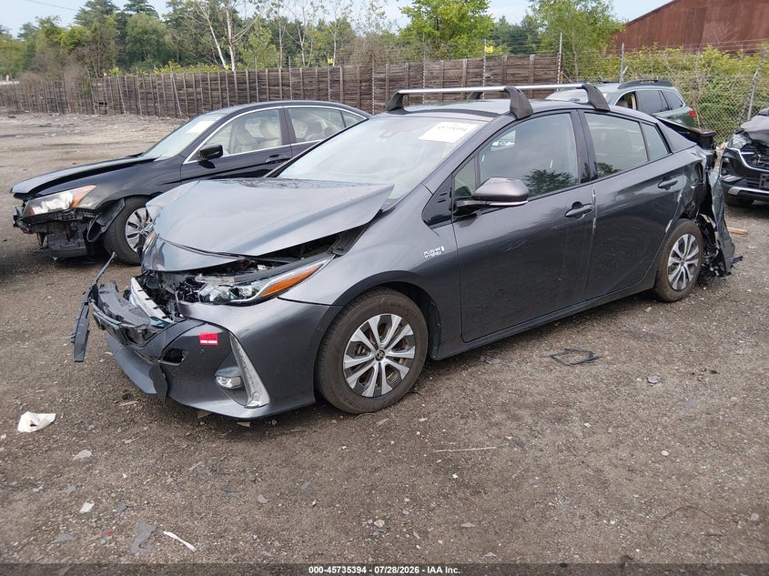 Vin: jtdkarfp5l3121219, lot: 46234098, toyota prius prime limited 20202