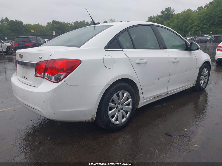 Vin: 1g1pf5s94b7272558, lot: 46234114, chevrolet cruze 1lt 20114