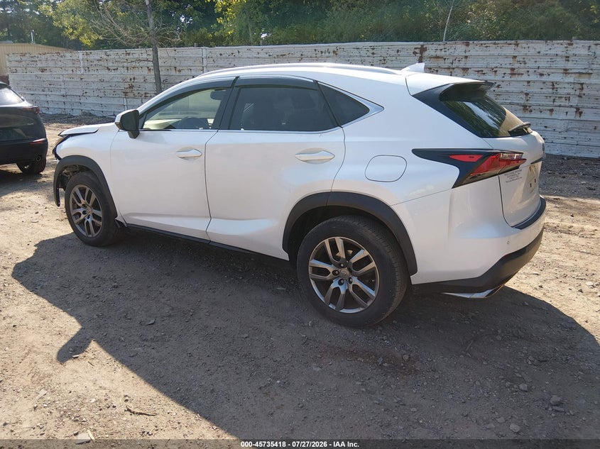 Vin: jtjbarbz6f2034542, lot: 46234122, lexus nx 200t 20153