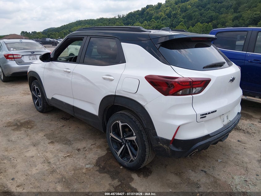 Vin: kl79musl6pb187816, lot: 46234131, chevrolet trailblazer awd rs 20233