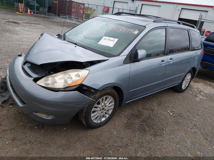 Vin: 5tdyk4cc4as320429, lot: 46234146, toyota sienna xle 20102