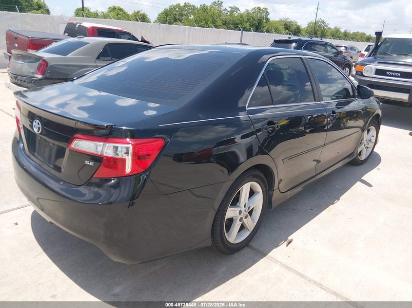 Vin: 4t1bf1fk3eu773465, lot: 46234152, toyota camry se 20144