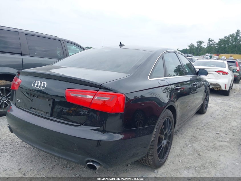 Vin: waucfafc4dn087832, lot: 46234153, audi a6 2.0t premium 20134