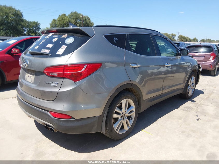 Vin: 5xyzw4la9fg241978, lot: 46234162, hyundai santa fe sport 2.0l turbo 20154