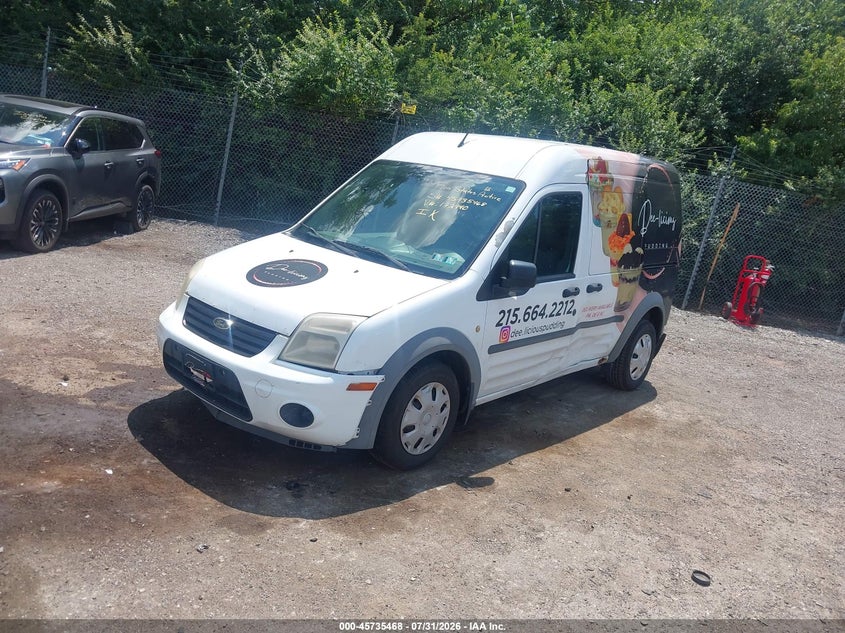 Vin: nm0ls6bn0dt172940, lot: 46234172, ford transit connect xlt 20132