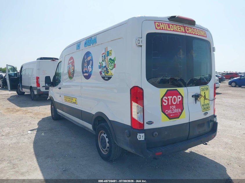 Vin: 1ftyr2cm0kkb56176, lot: 46234185, ford transit-250 20193