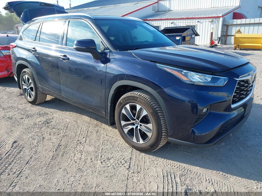 Vin: 5tdgzrbh7ls008609, lot: 46234217, toyota highlander xle 2020 img_1
