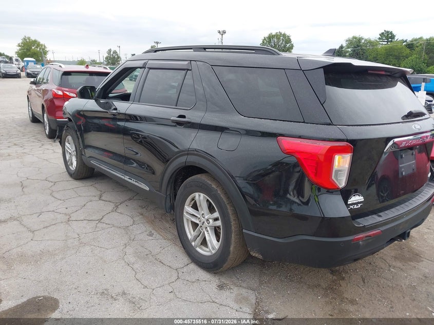 Vin: 1fmsk8dh2pga25495, lot: 46234220, ford explorer xlt 20233