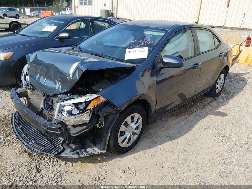 Vin: 5yfburhe4ep102867, lot: 46234226, toyota corolla l 20142