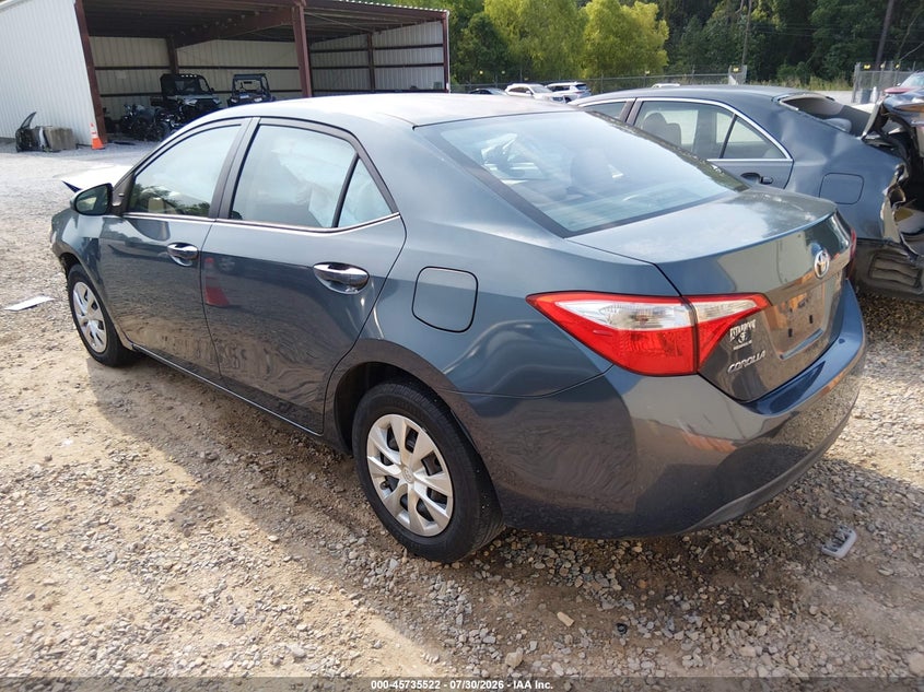 Vin: 5yfburhe4ep102867, lot: 46234226, toyota corolla l 20143