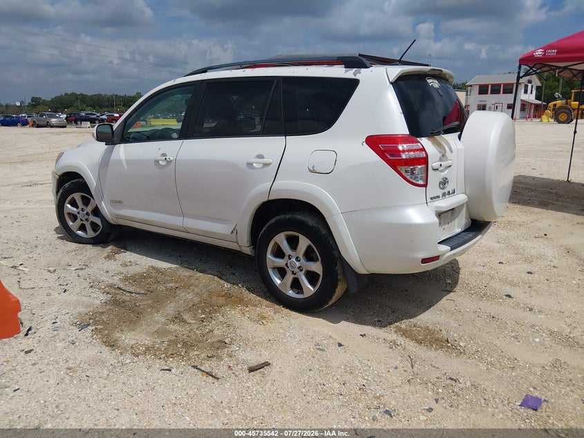 Vin: 2t3dk4dvxaw033125, lot: 46234246, toyota rav4 limited v6 20103