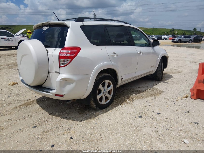 Vin: 2t3dk4dvxaw033125, lot: 46234246, toyota rav4 limited v6 20104