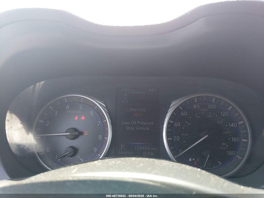 2016 INFINITI Q50 auction photo 7