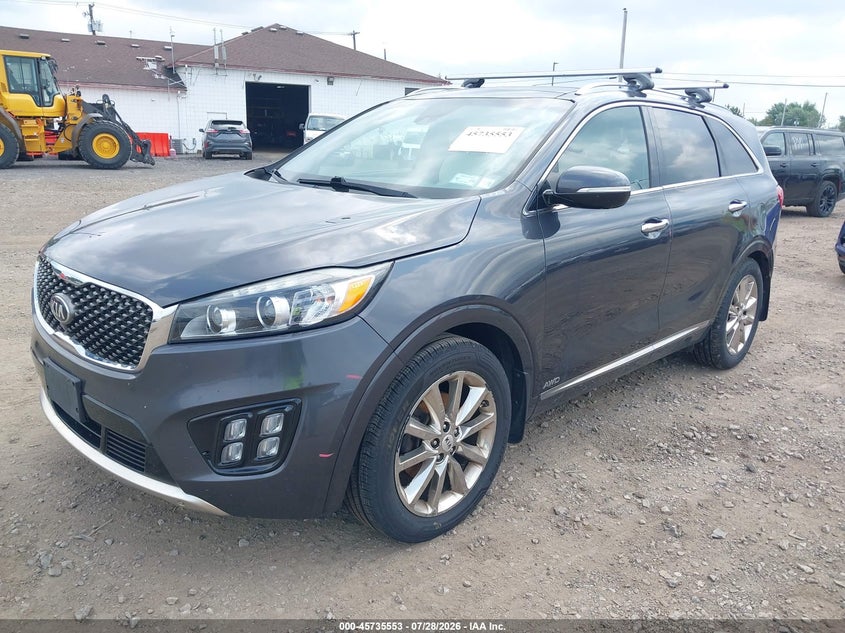 Vin: 5xypkda57gg168829, lot: 46234257, kia sorento 3.3l sxl 20162