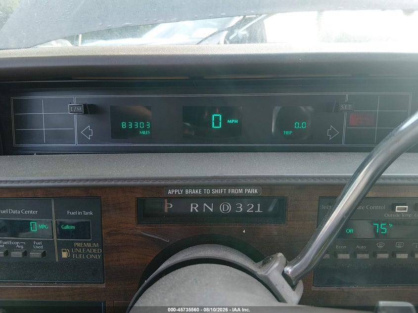 1992 CADILLAC DEVILLE auction photo 7