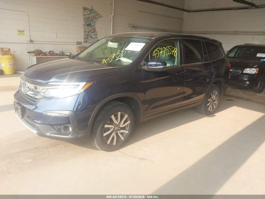 Vin: 5fnyf6h55mb003276, lot: 46234282, honda pilot awd ex-l 20212