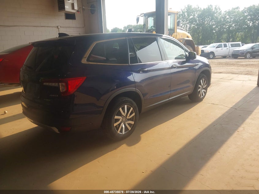 Vin: 5fnyf6h55mb003276, lot: 46234282, honda pilot awd ex-l 20214