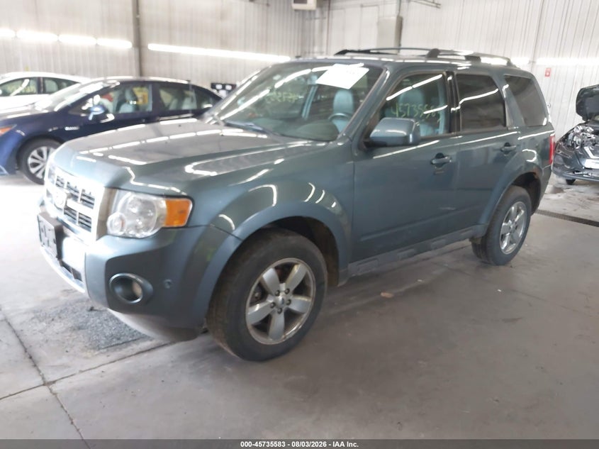 Vin: 1fmcu9eg8bkb98213, lot: 46234287, ford escape limited 20112
