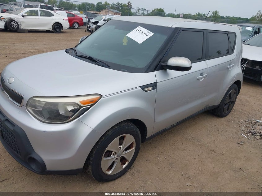 Vin: kndjn2a27e7701165, lot: 46234298, kia soul 20142