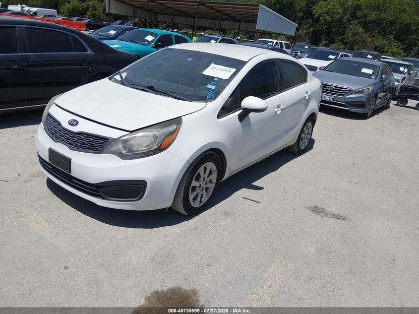 Vin: knadm4a39f6436127, lot: 46234303, kia rio lx 20152
