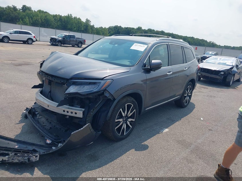 Vin: 5fnyf6h95kb019512, lot: 46234339, honda pilot touring 20192