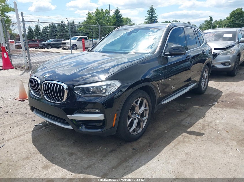 Vin: 5uxty3c0xl9b39783, lot: 46234346, bmw x3 sdrive30i 20202