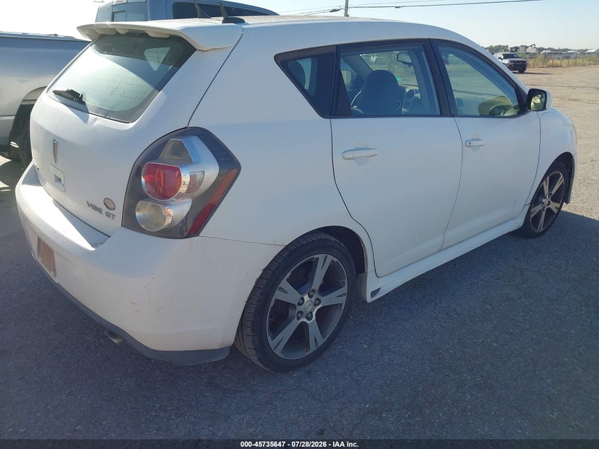 PONTIAC VIBE 2009 VIN 5Y2SR67019Z461191