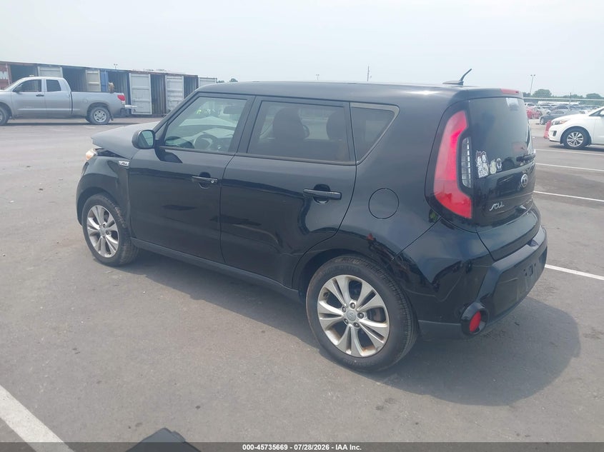 Vin: kndjp3a57g7239185, lot: 46234373, kia soul + 20163