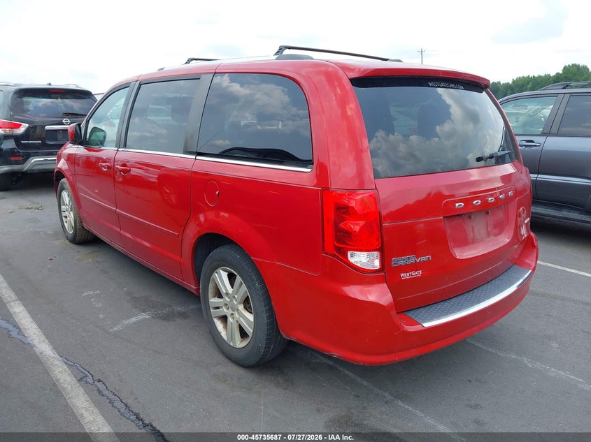 Vin: 2c4rdgdg9dr532581, lot: 46234391, dodge grand caravan crew 20133