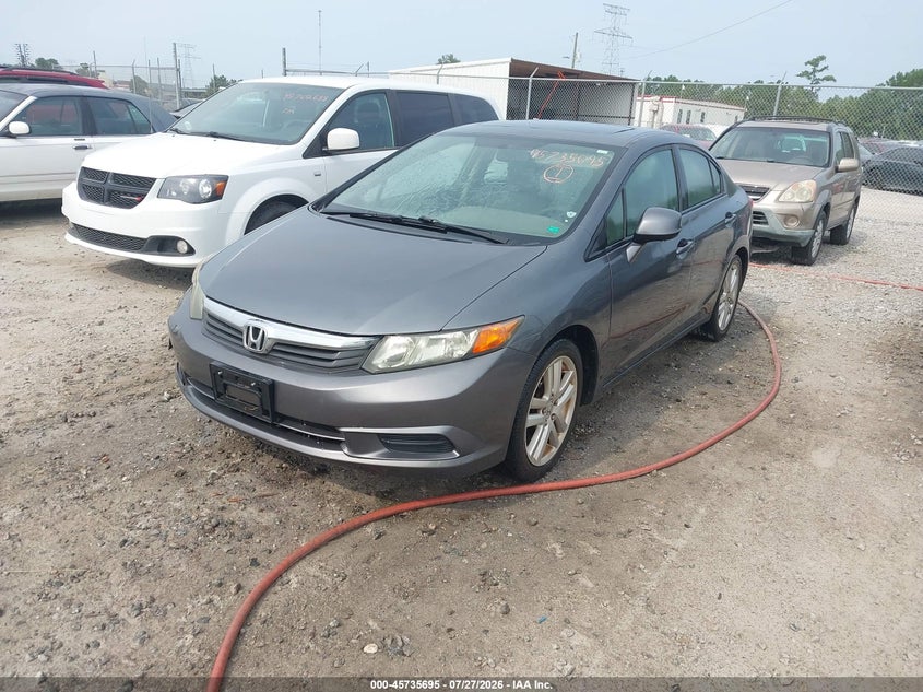 2012 Honda Civic, Обычный износ, IAAI, VIN 19XFB2F81CE106031 — фото 2
