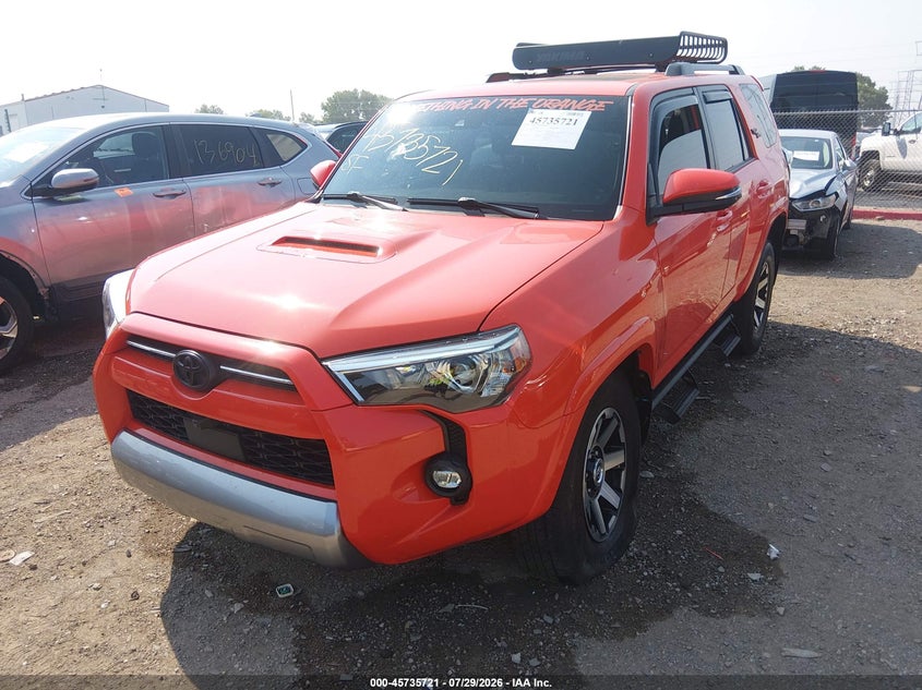 Vin: jteru5jr9r6253538, lot: 46234425, toyota 4runner trd off road premium 20242