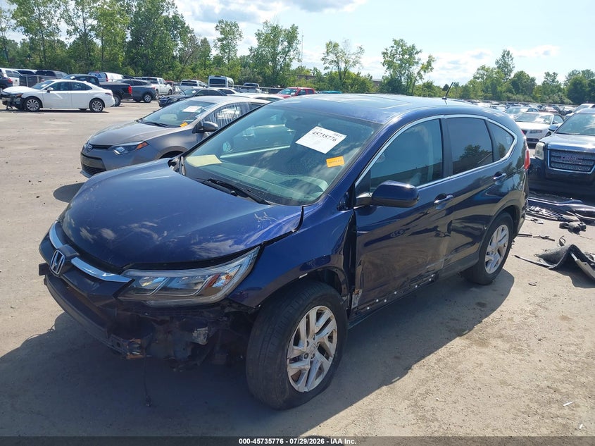 Vin: 2hkrm4h55fh691153, lot: 46234480, honda cr-v ex 20152