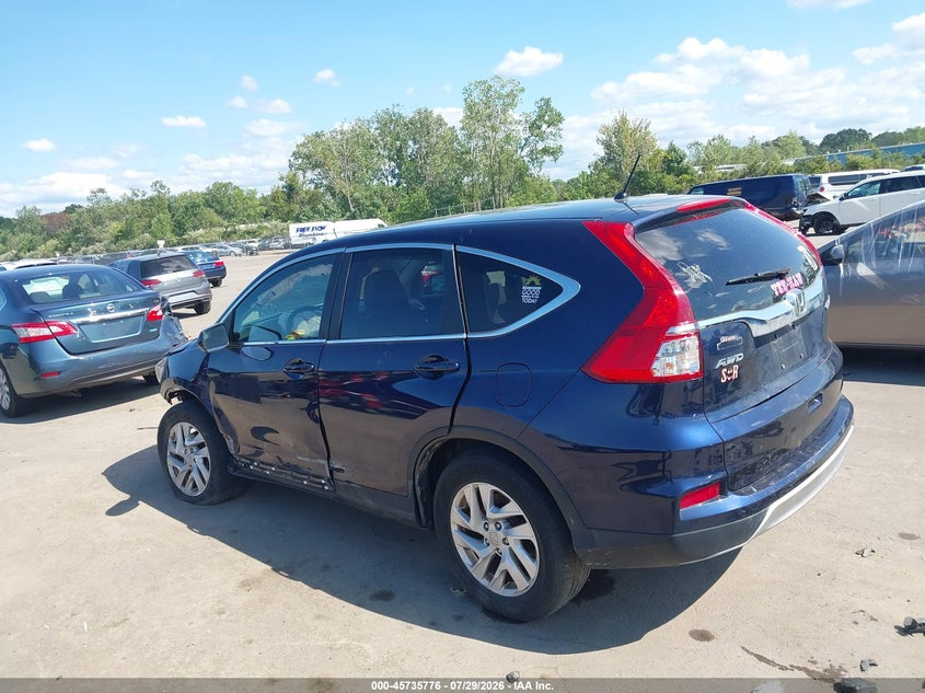 Vin: 2hkrm4h55fh691153, lot: 46234480, honda cr-v ex 20153