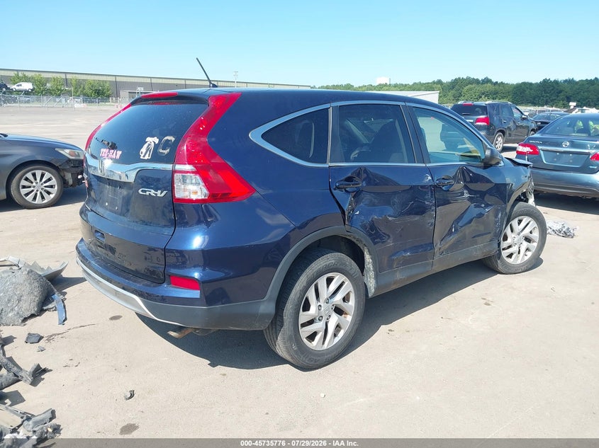 Vin: 2hkrm4h55fh691153, lot: 46234480, honda cr-v ex 20154