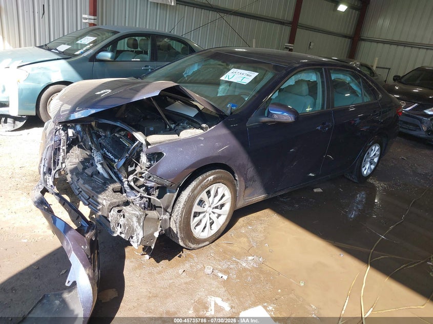 2017 Toyota Camry, Front End, IAAI, VIN 4T1BF1FK7HU757435 — photo 2