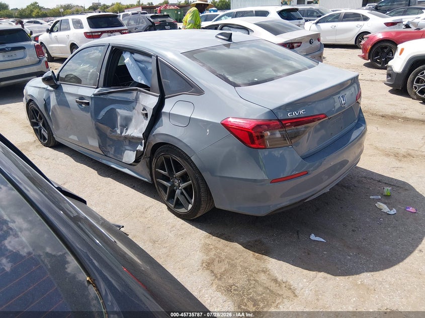 Vin: 2hgfe2f59rh552200, lot: 46234491, honda civic sport 20243