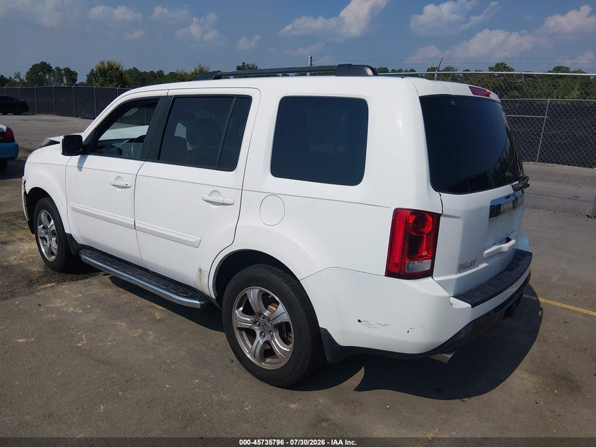 Vin: 5fnyf3h53db007910, lot: 46234500, honda pilot ex-l 20133
