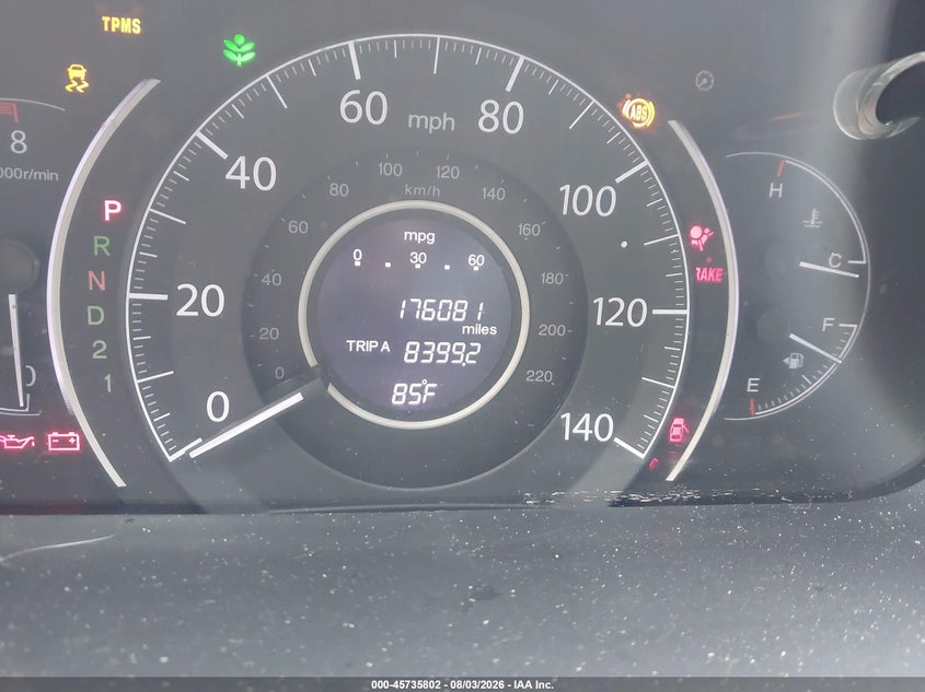 2013 HONDA CR-V auction photo 7