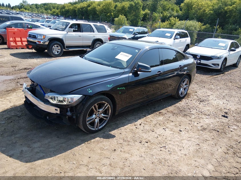 Vin: wba4b3c55fgv48898, lot: 46234507, bmw 435i gran coupe xdrive 20152