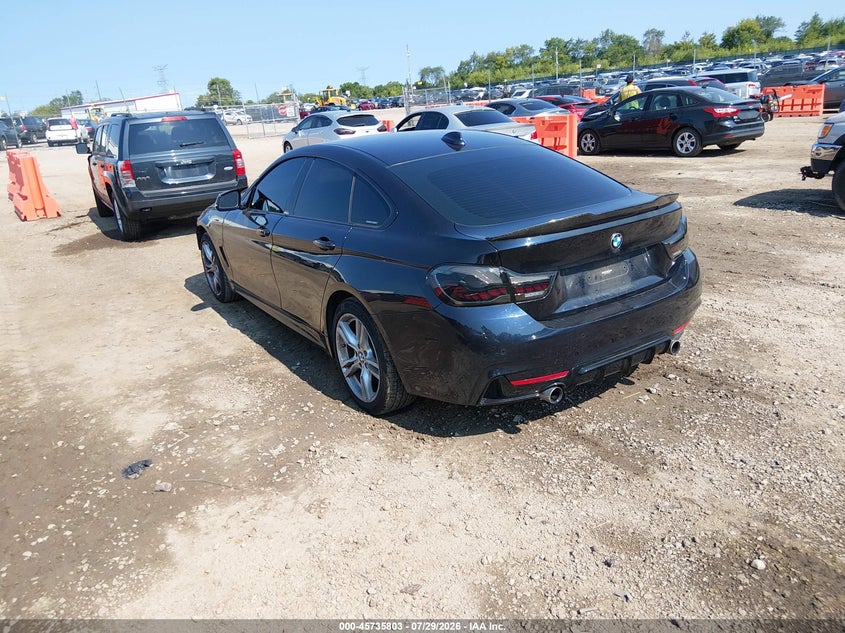 Vin: wba4b3c55fgv48898, lot: 46234507, bmw 435i gran coupe xdrive 20153
