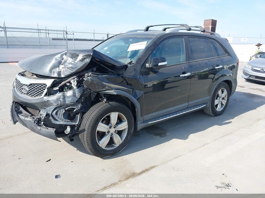 Vin: 5xyku4a29cg229845, lot: 46234516, kia sorento ex v6 20122