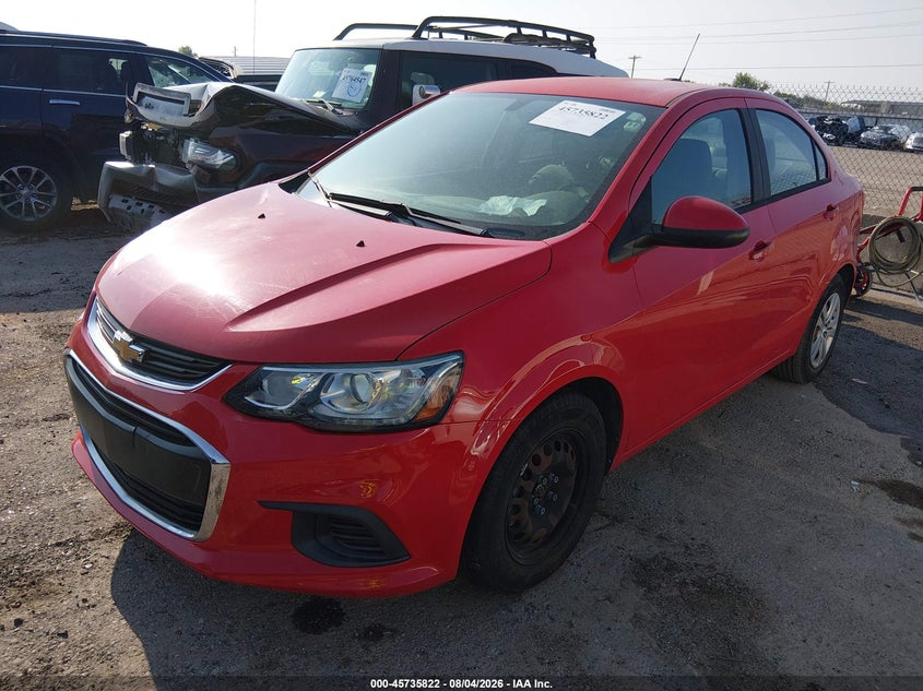 Vin: 1g1jb5sh5h4136328, lot: 46234526, chevrolet sonic ls auto 20172