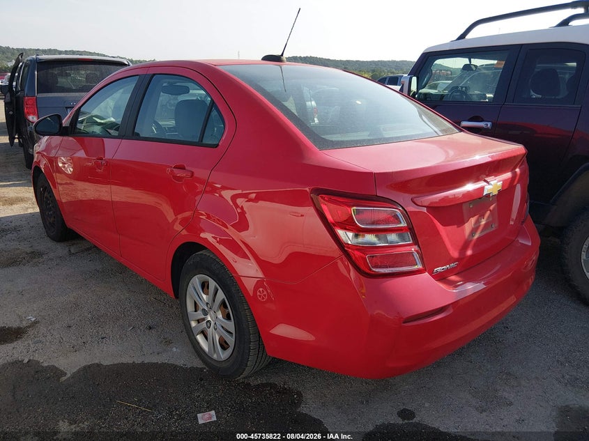 Vin: 1g1jb5sh5h4136328, lot: 46234526, chevrolet sonic ls auto 20173