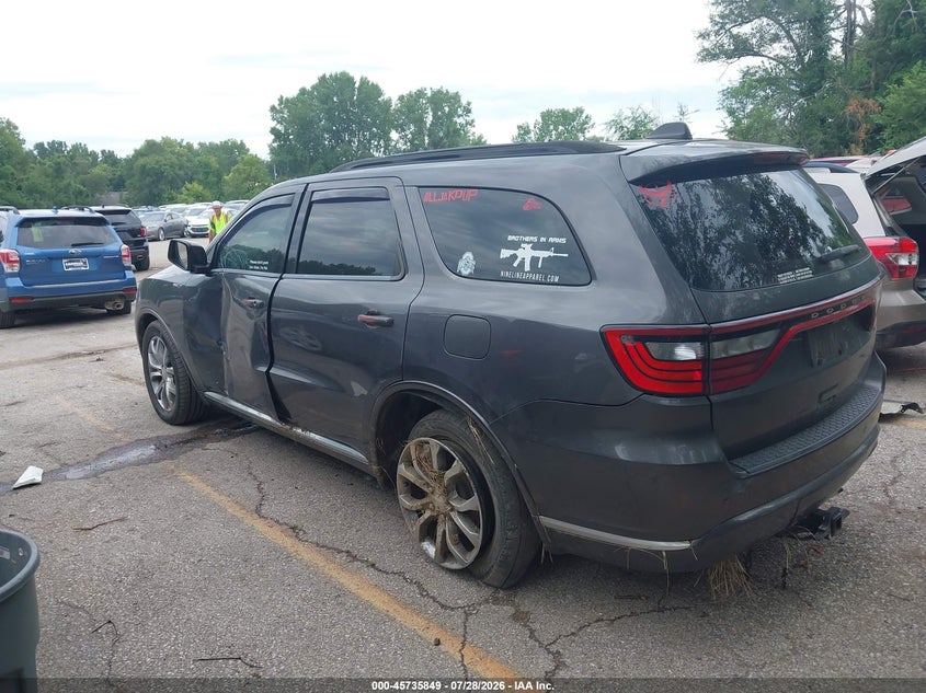 Vin: 1c4rdhag9hc883502, lot: 46234553, dodge durango sxt rwd 20173