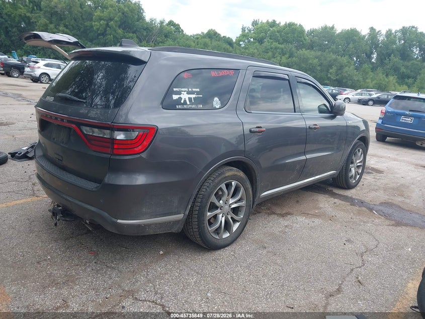 Vin: 1c4rdhag9hc883502, lot: 46234553, dodge durango sxt rwd 20174
